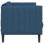 Preview: Sofa 2-Sitzer Blau Stoff