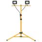 Preview: ARDEBO.de - LED-Fluter mit Stativ 2x20 W Kaltweiß