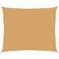 Preview: ARDEBO.de - Sonnensegel 160 g/m² Rechteckig Sandfarbe 2,5x3 m HDPE