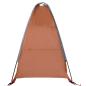 Preview: Camping-Organizer-Zelt 9 Fächer Grau Orange Wasserdicht