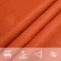 Preview: Sonnensegel 160 g/m² Trapezform Orange 3/4x3 m HDPE