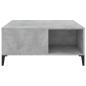 Preview: Couchtisch Betongrau 80x80x36,5 cm Holzwerkstoff