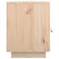 Preview: Nachttisch 40x34x45 cm Massivholz Kiefer
