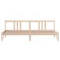 Preview: Massivholzbett ohne Matratze 200x200 cm