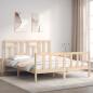 Preview: ARDEBO.de - Massivholzbett ohne Matratze 160x200 cm Kiefernholz