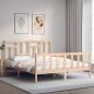 Preview: Massivholzbett ohne Matratze 160x200 cm Kiefernholz
