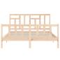Preview: Massivholzbett ohne Matratze 160x200 cm Kiefernholz