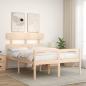 Preview: Seniorenbett mit Kopfteil 140x190 cm Massivholz