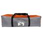 Preview: Tunnelzelt 3 Personen Grau und Orange Wasserdicht