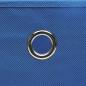 Preview: Aufbewahrungsboxen mit Deckeln 4 Stk. Blau 32x32x32 cm Stoff