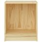 Preview: Nachttisch 35,5x33,5x41,5 cm Massivholz Kiefer