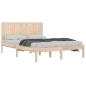 Preview: Massivholzbett ohne Matratze 200x200 cm Kiefer