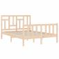 Preview: Massivholzbett ohne Matratze 140x200 cm Kiefernholz