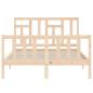 Preview: Massivholzbett ohne Matratze 140x200 cm Kiefernholz