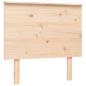 Preview: Seniorenbett mit Kopfteil 100x200 cm Massivholz