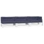 Preview: Palettenkissen 7 Stk. Marineblau Stoff