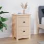 Preview: ARDEBO.de - Nachttisch 40x35x61,5 cm Massivholz Kiefer