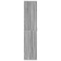 Preview: Schuhschrank Grau Sonoma 80x39x178 cm Holzwerkstoff