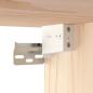 Preview: Wandschrank 60x30x35 cm Massivholz Kiefer
