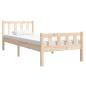 Preview: Massivholzbett 90x190 cm