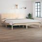 Preview: ARDEBO.de - Massivholzbett ohne Matratze 200x200 cm Kiefer