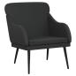 Preview: Sessel Schwarz 63x76x80 cm Kunstleder