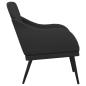 Preview: Sessel Schwarz 63x76x80 cm Kunstleder