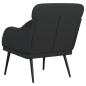 Preview: Sessel Schwarz 63x76x80 cm Kunstleder