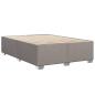 Preview: Boxspringbett mit Matratze Taupe 140x190 cm Stoff