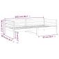 Preview: Tagesbett ohne Matratze 80x200 cm Massivholz Kiefer