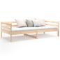 Preview: Tagesbett ohne Matratze 80x200 cm Massivholz Kiefer