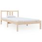 Preview: Massivholzbett 90x190 cm
