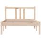Preview: Massivholzbett 90x190 cm