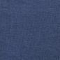 Preview: Relaxsessel mit Hocker Blau Stoff