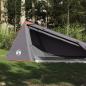 Preview: ARDEBO.de - Tunnelzelt 1 Person Grau und Orange Wasserdicht
