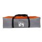 Preview: Tunnelzelt 1 Person Grau und Orange Wasserdicht