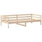 Preview: Tagesbett mit Dach 80x200 cm Massivholz Kiefer