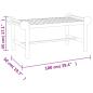 Preview: 4-tlg. Garten-Lounge-Set Massivholz Teak
