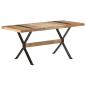 Preview: ARDEBO.de - Esstisch 160x80x76 cm Raues Mangoholz