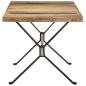 Preview: Esstisch 160x80x76 cm Raues Mangoholz