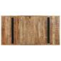 Preview: Esstisch 160x80x76 cm Raues Mangoholz