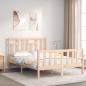 Preview: ARDEBO.de - Massivholzbett ohne Matratze 140x190 cm Kiefernholz