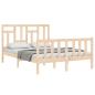 Preview: Massivholzbett ohne Matratze 140x190 cm Kiefernholz