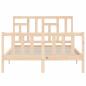 Preview: Massivholzbett ohne Matratze 140x190 cm Kiefernholz