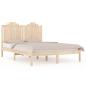 Preview: Massivholzbett Kiefer 140x190 cm
