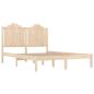 Preview: Massivholzbett Kiefer 140x190 cm