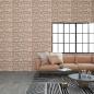 Preview: ARDEBO.de - 3D-Wandpaneele 10 Stk. Beige Backstein-Optik EPS