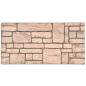 Preview: 3D-Wandpaneele 10 Stk. Beige Backstein-Optik EPS