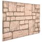 Preview: 3D-Wandpaneele 10 Stk. Beige Backstein-Optik EPS