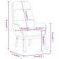 Preview: Relaxsessel mit Hocker Schwarz Stoff